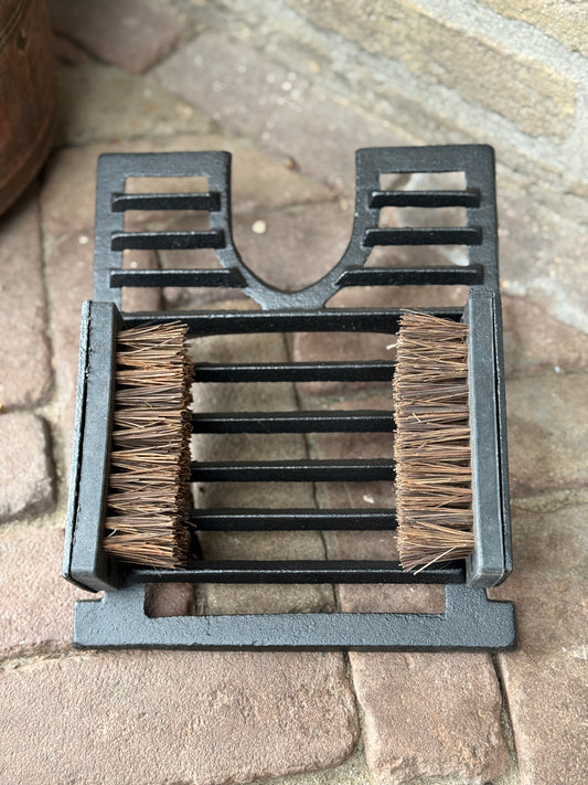 Cast Iron Boot Jack with Brushes