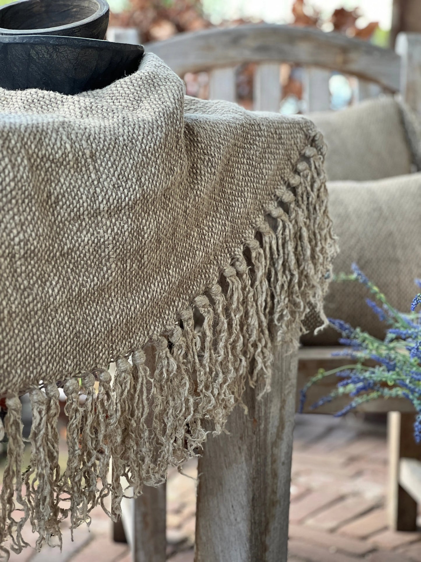Linen plaid Lynn 130x170 cm., Aura Peeperkorn