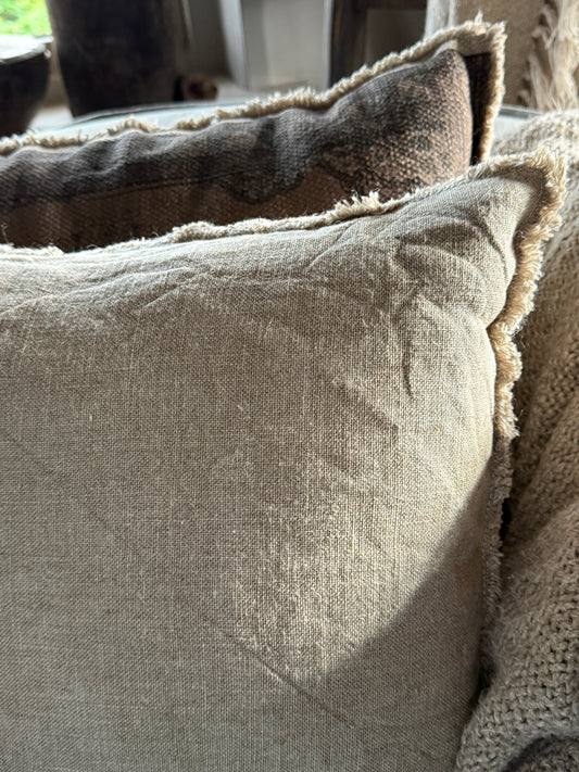 Effen Shabby Kussen 60x40 cm