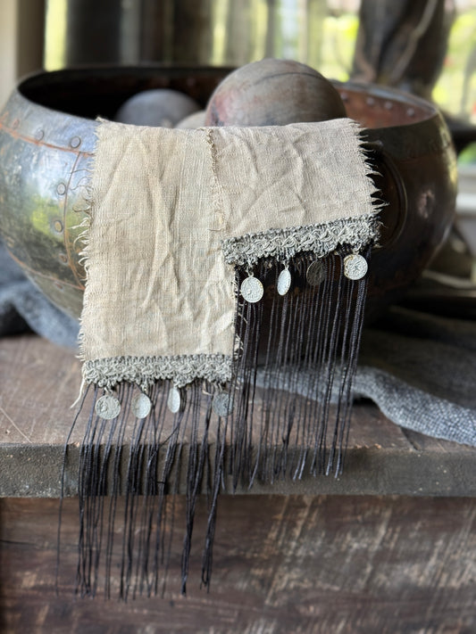 Shabby Ribbon with Ornament - various unique items.