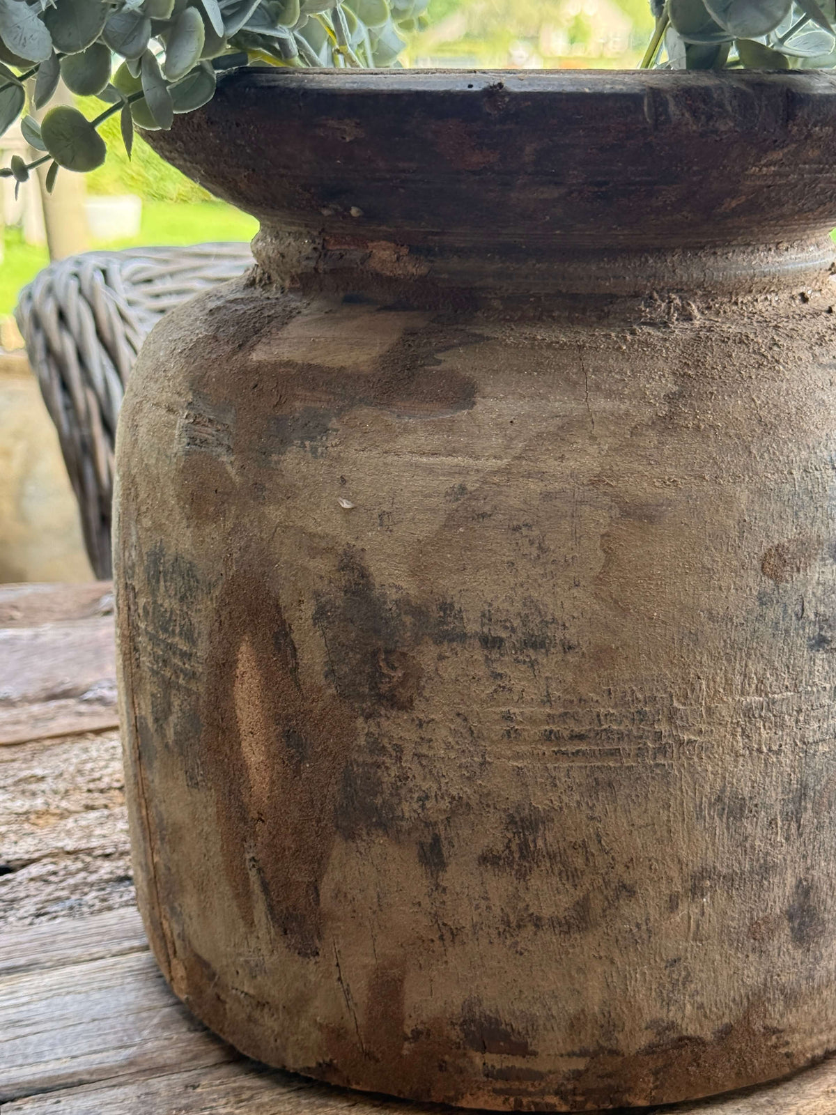 Nepalese pot/vaas – oude pot uit India