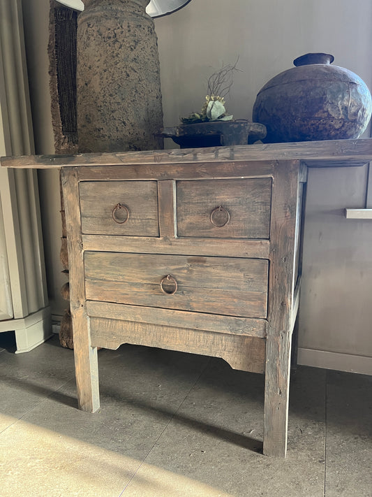 Chest of drawers Driftwood 80x60x100 cm