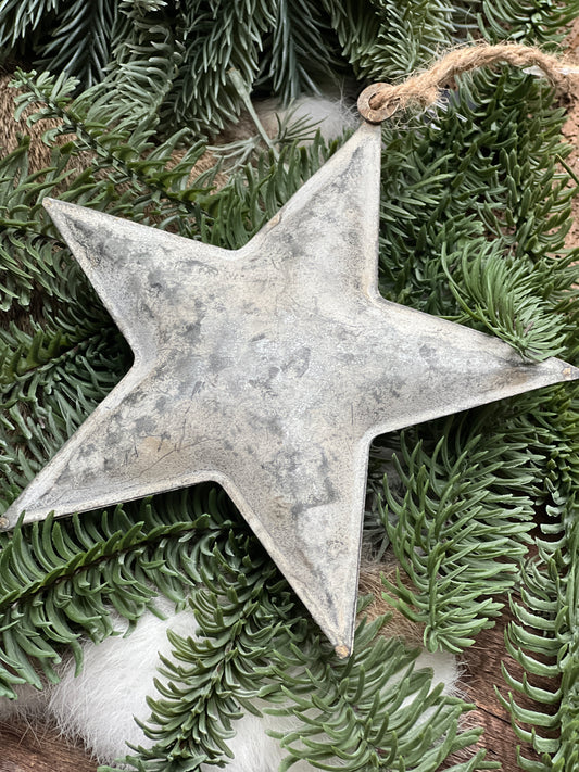 Star pendant zinc available in 3 sizes