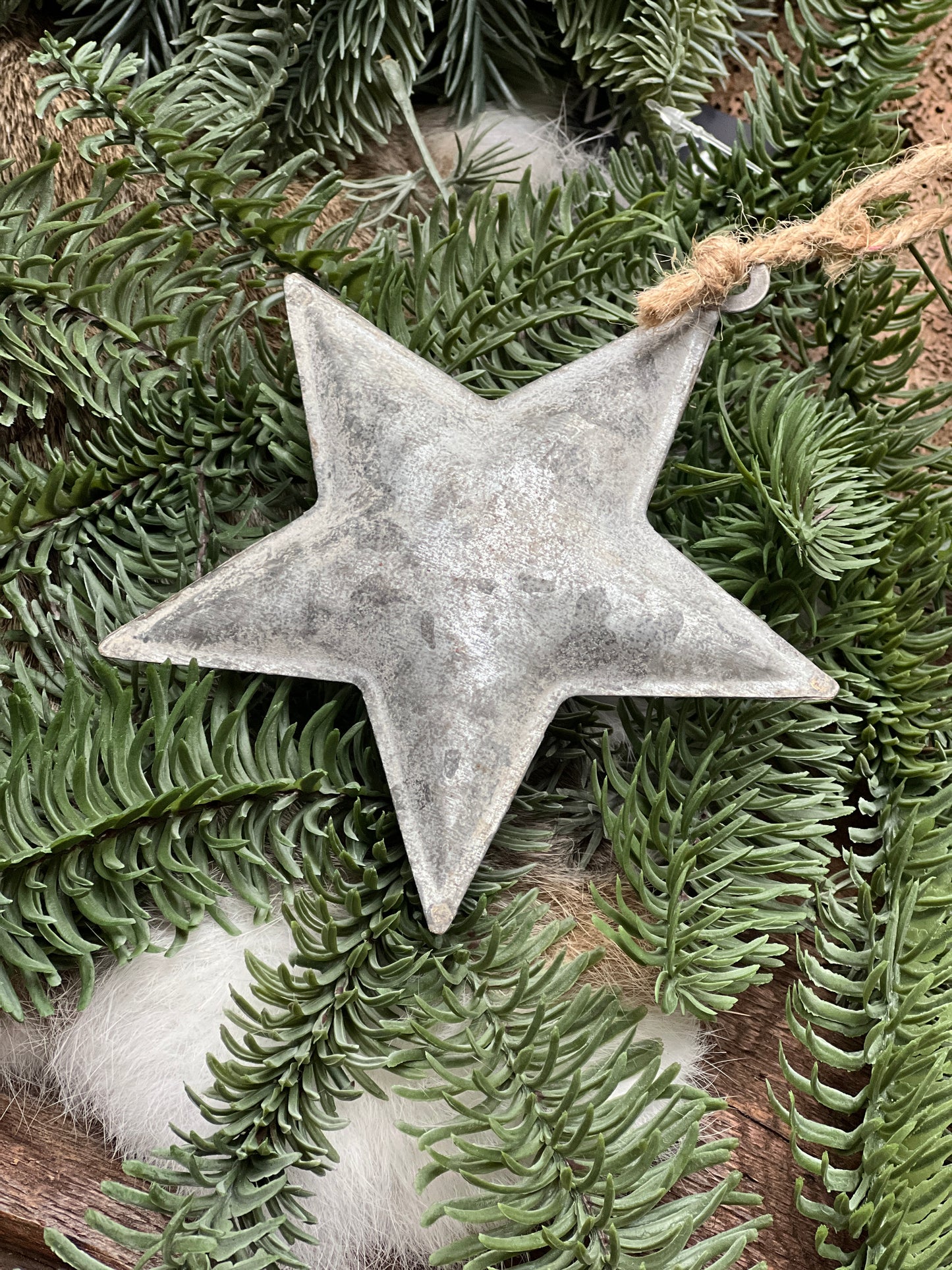 Ster hanger zink verkrijgbaar in 3 maten