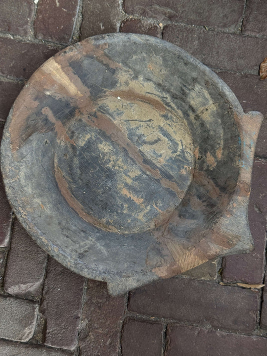 Oude houten schaal- (LH18B)