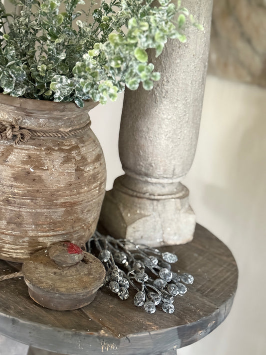 Artificial Olive Branch with Dark Olives – 35 x 10 cm