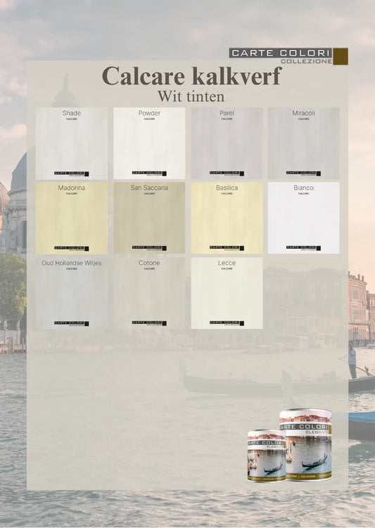 Calcare Kalkverf, Carte Colori, Wittinten
