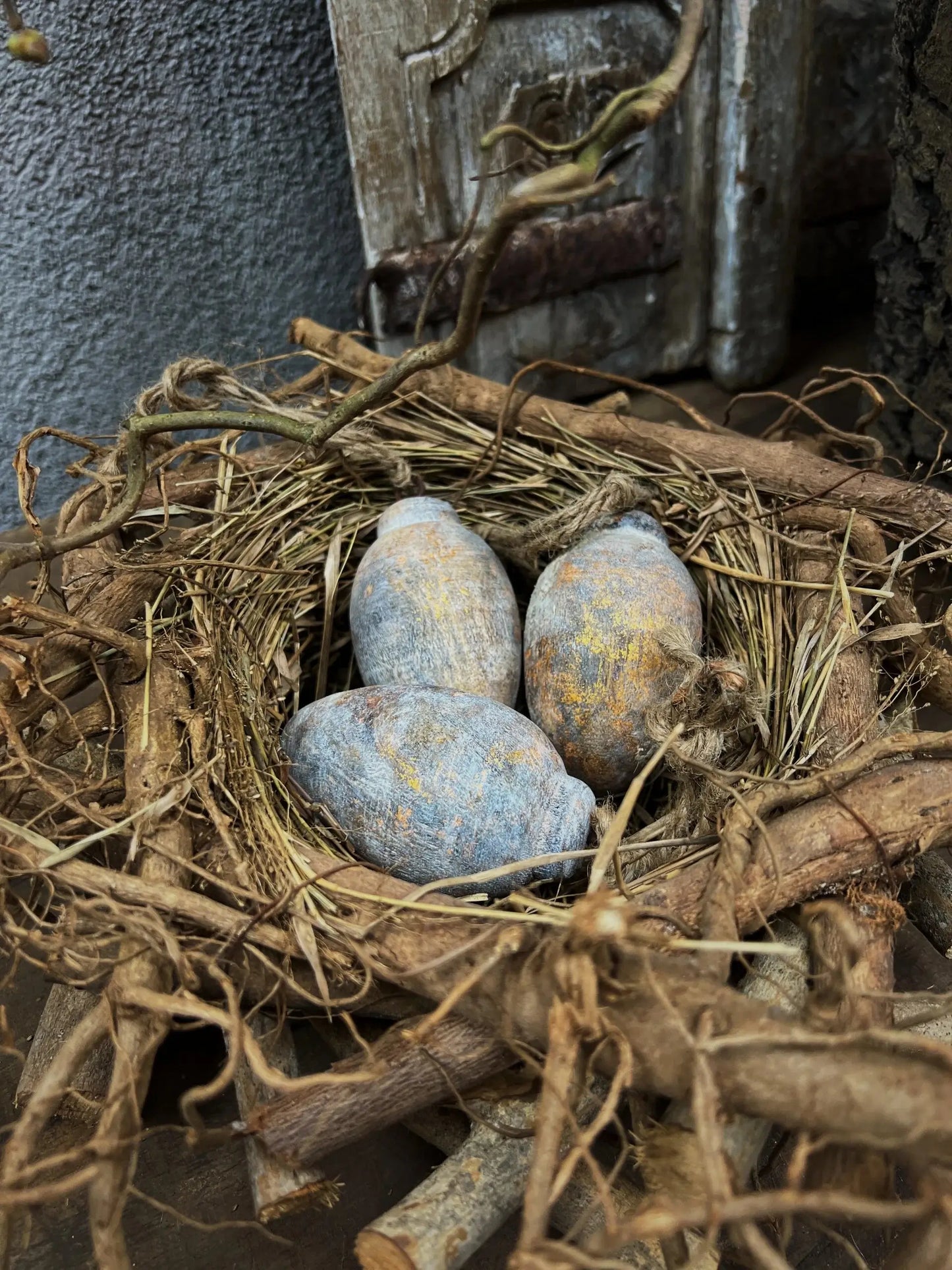 Egg Wood White Wash