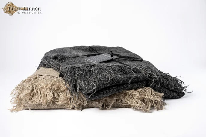 Linen Lydia Plaid Stonewash Pure Linen