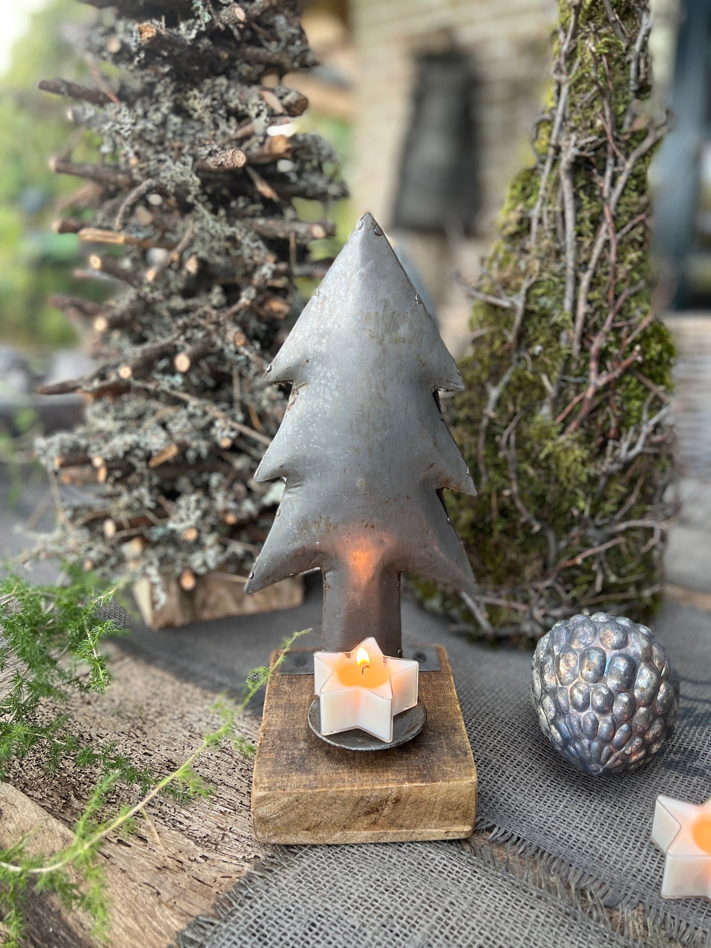 Kerstboom waxinelicht