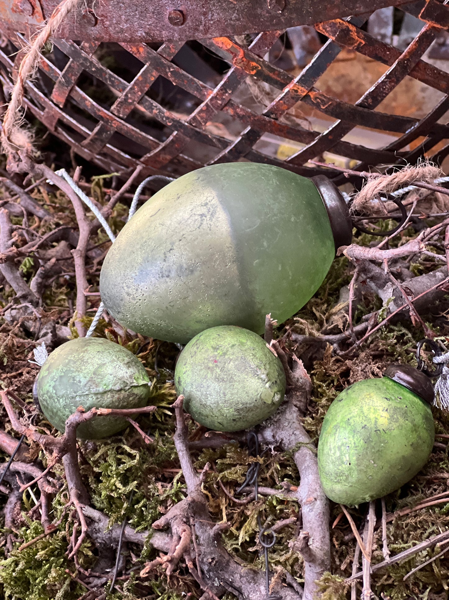 Bunch of eggs, Green, 6 pieces