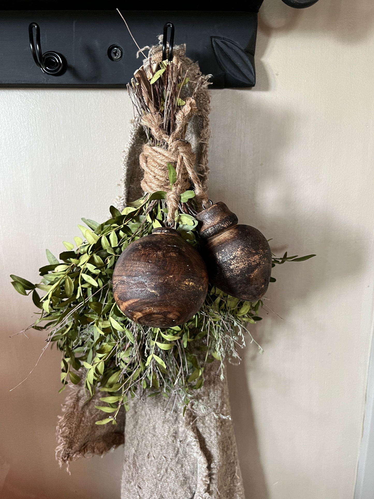 Wooden bobbin, round