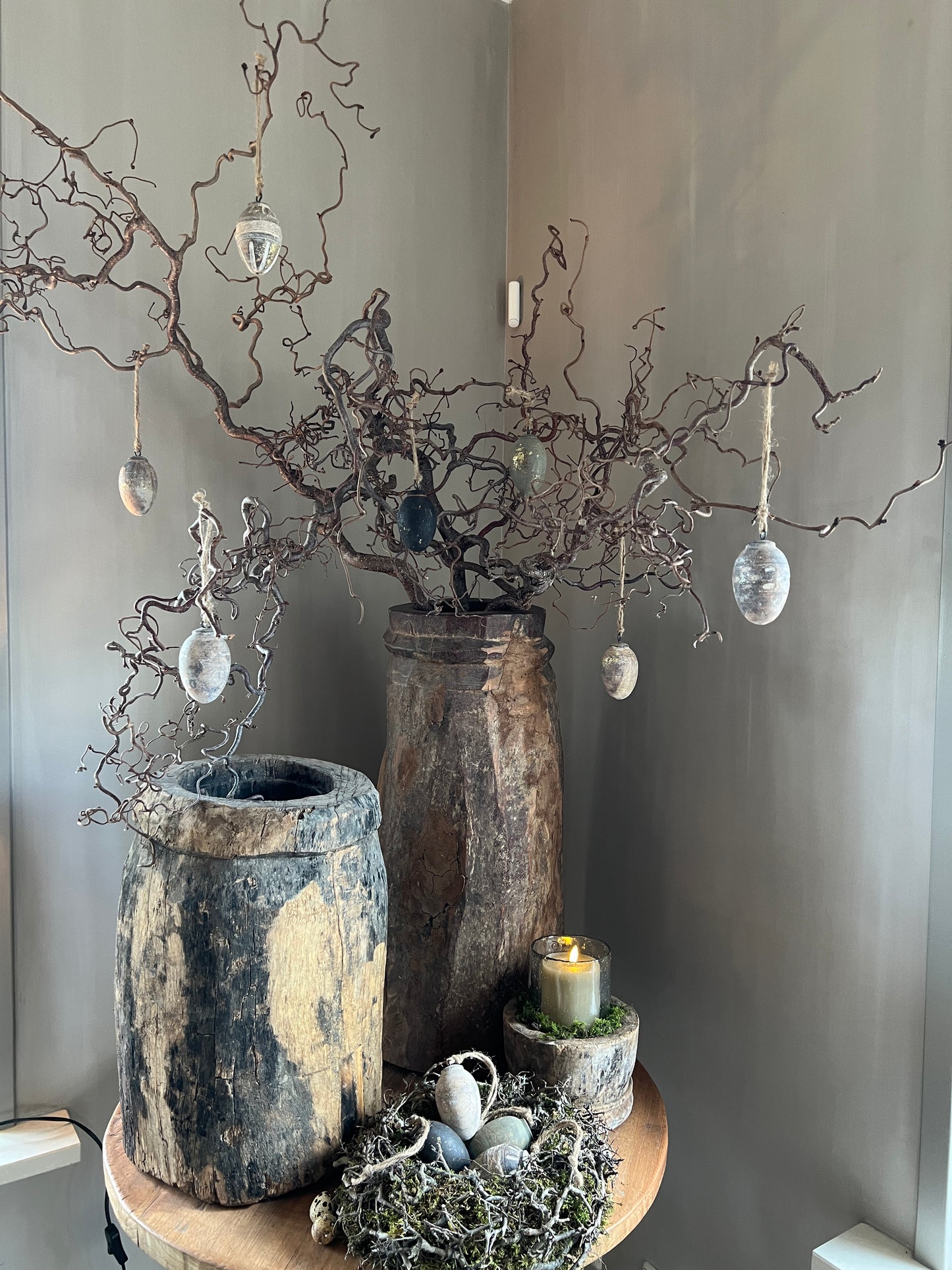 Egg wood Natural / Silver