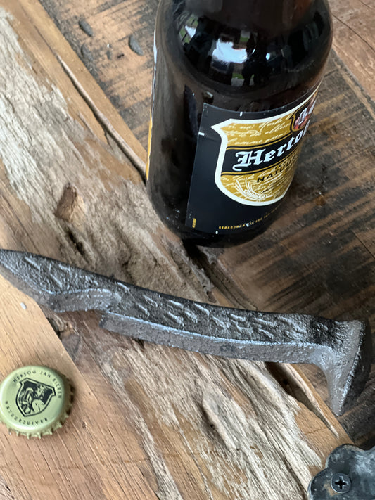 Wrought iron nail opener