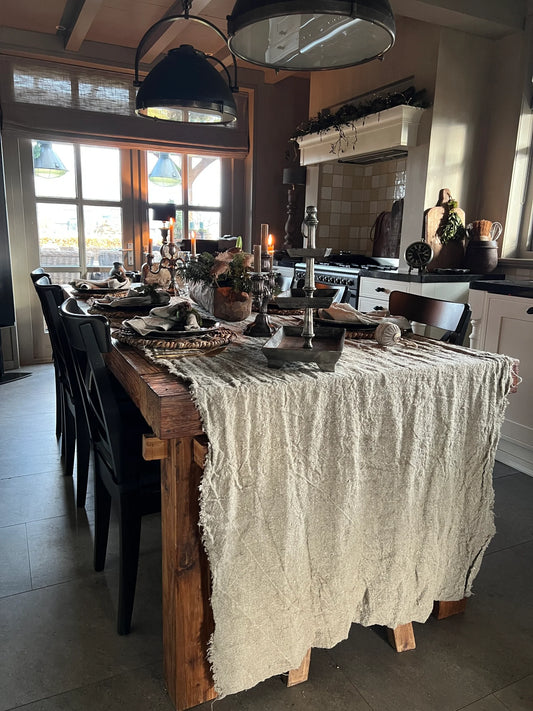 Shabby linen per meter