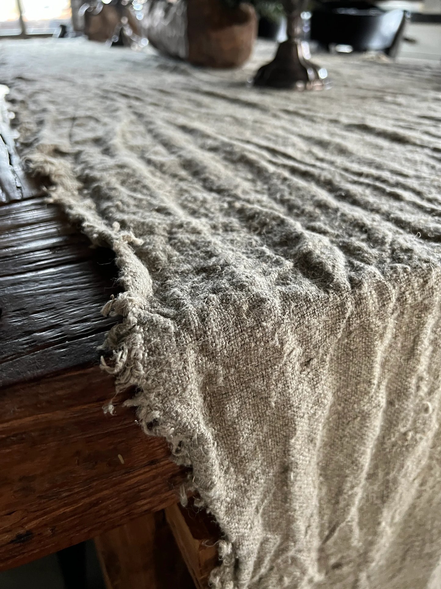 Shabby linen per meter