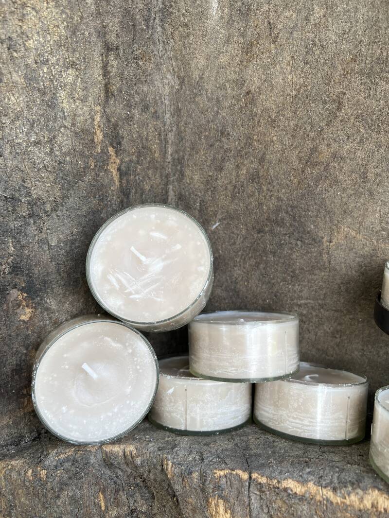 Tea lights stone, bag of 20 pieces, 6 cm.