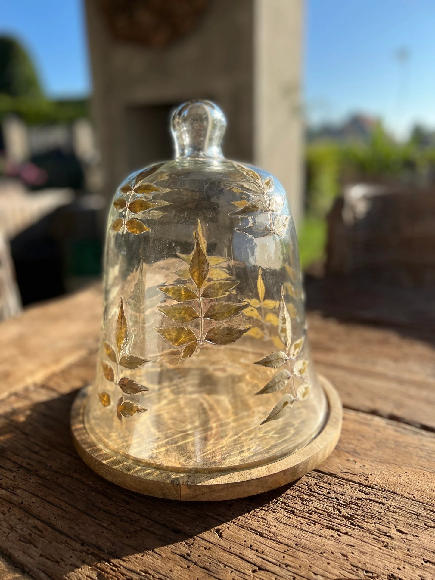 Uhrglocke mit Blatt erhältlich in M und L