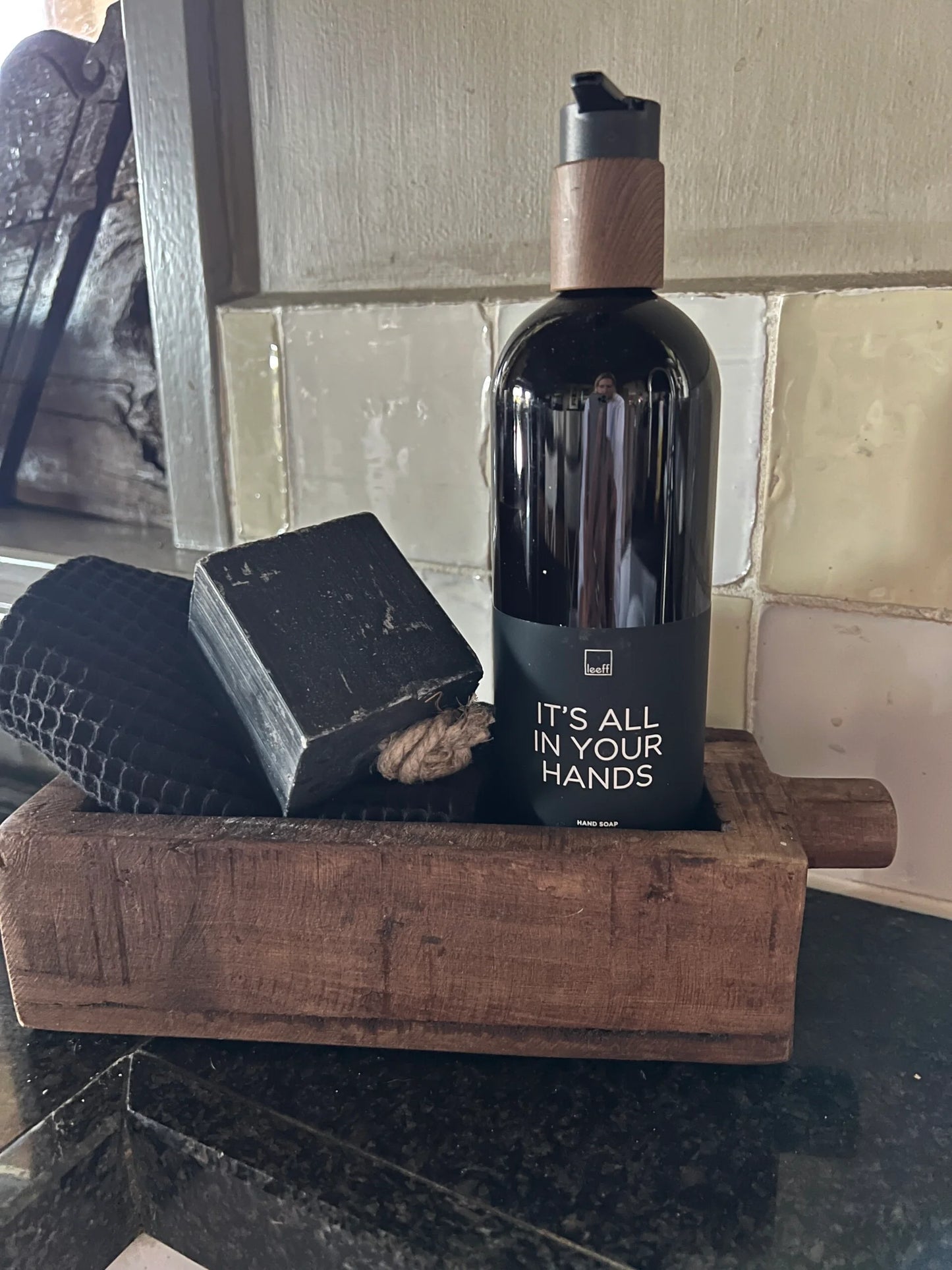 Hand soap "It's all in your hands"