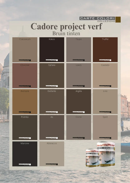 Cadore afwasbare muurverf, Carte Colori, Bruintinten