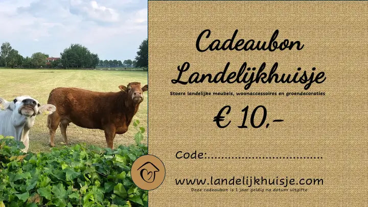 Geschenkgutschein für ein Landhaus