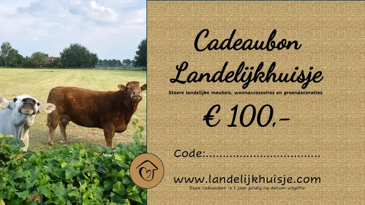 Geschenkgutschein für ein Landhaus