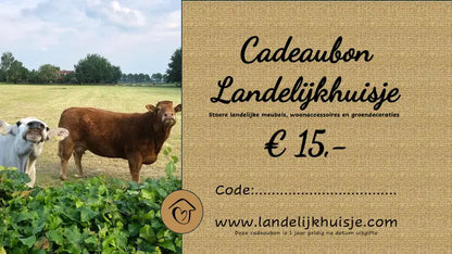 Geschenkgutschein für ein Landhaus
