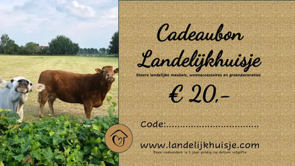 Geschenkgutschein für ein Landhaus