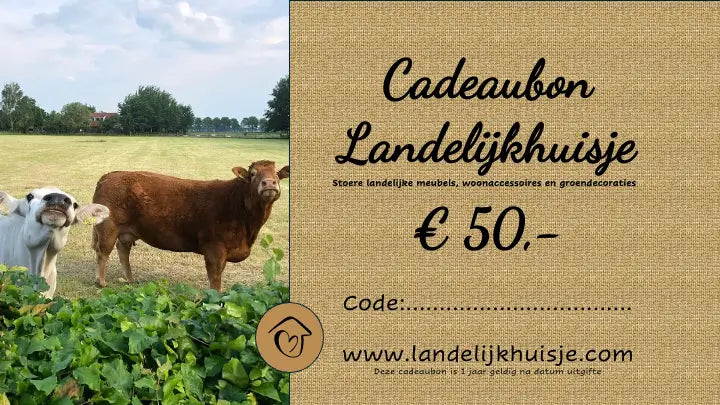 Geschenkgutschein für ein Landhaus