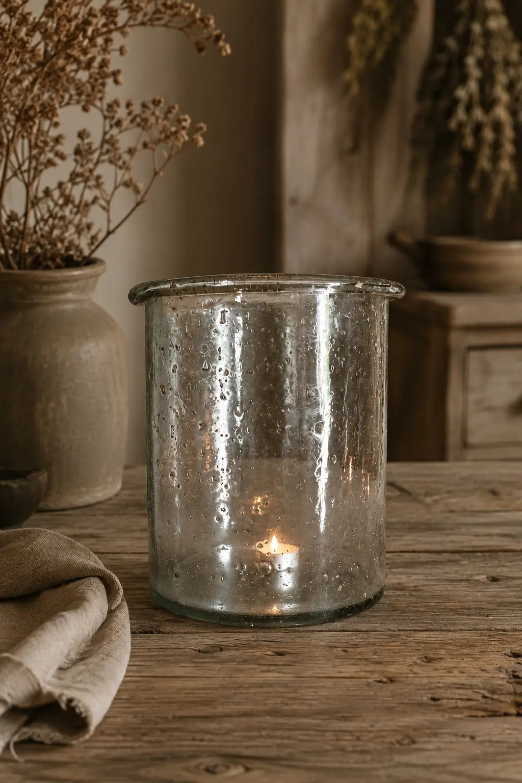 Windlicht Aura Peeperkorn 16 x 16 x 25 cm hoog XL
