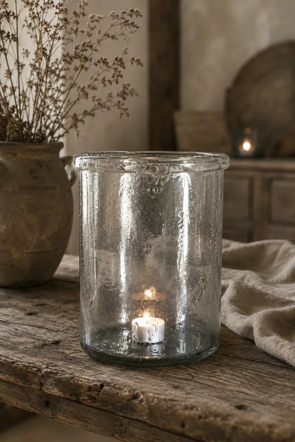 Windlicht Aura Peeperkorn 23 x 23 x 29 cm hoog XXL