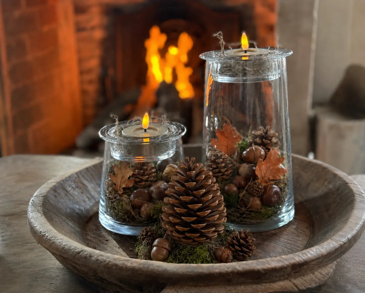 Glass decorative jar, available in M ​​and L