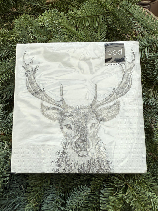 Deer napkins | 20 pieces