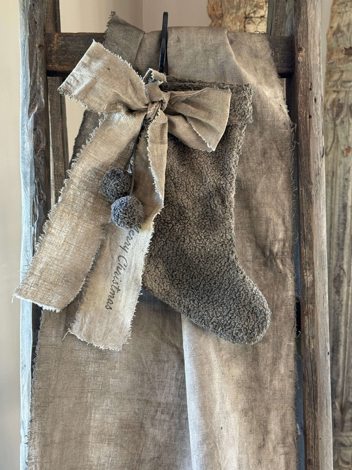 Weihnachtsstrumpf Teddy – Merry Christmas – San7 – Größe S
