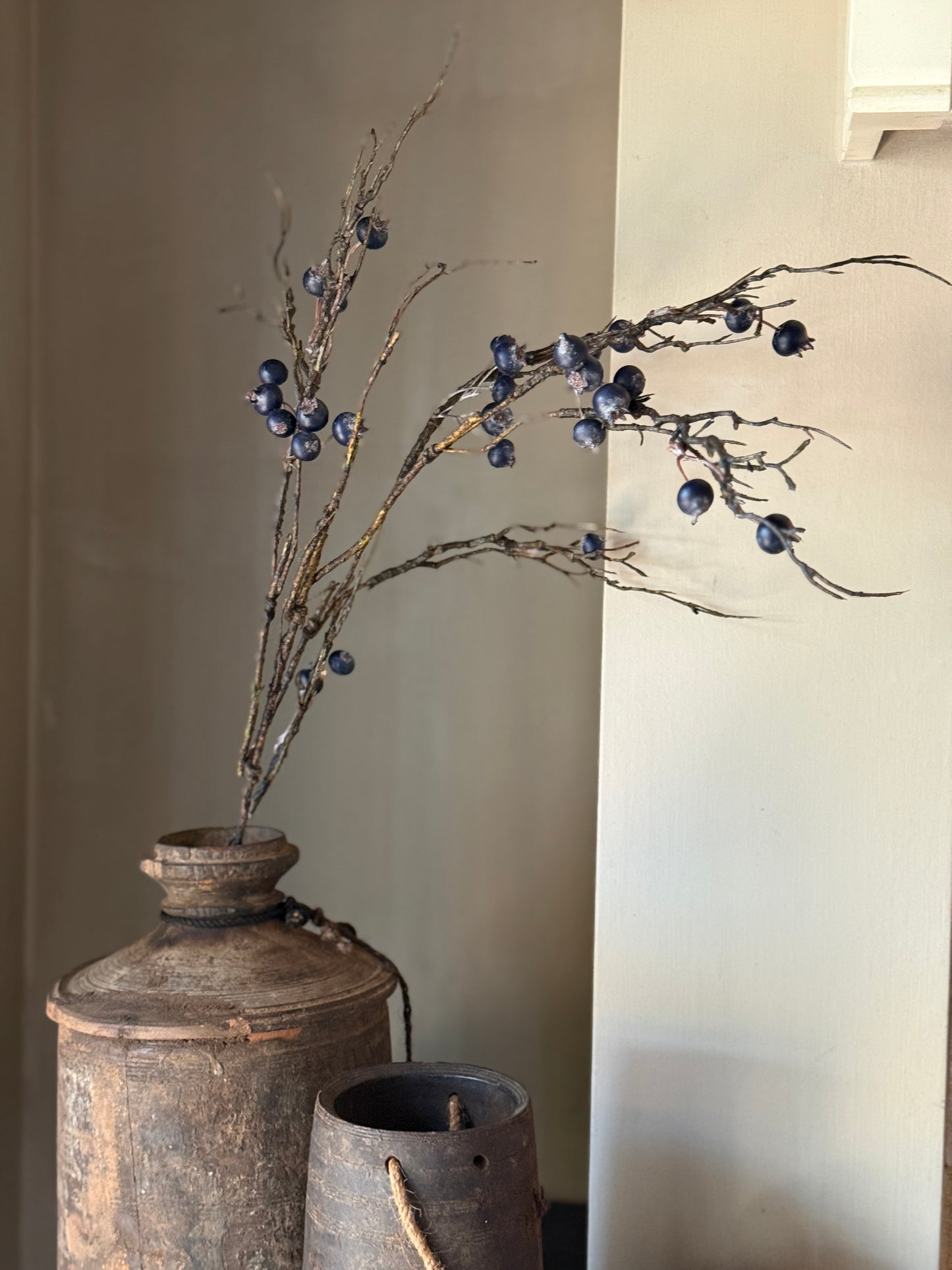 Kunsttak met Blauwe Bessen – 84 cm