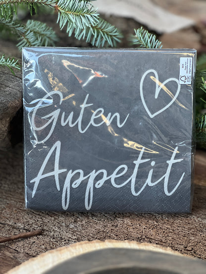 Servetten "Guten Appetit", 2 varianten