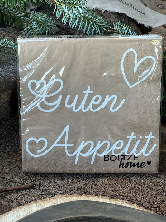 Servetten "Guten Appetit", 2 varianten