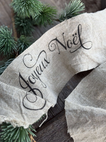 Shabby lint " Joyeux Noël"