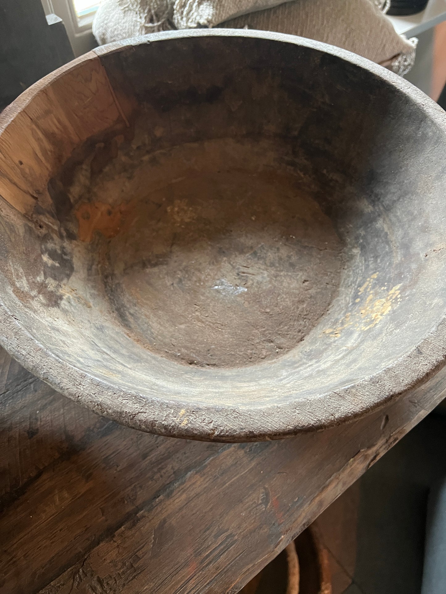 Wooden bowl