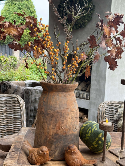 Oude houten Naga pot XXL- (LH2C)