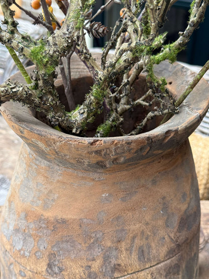 Oude houten Naga pot XXL- (LH2C)