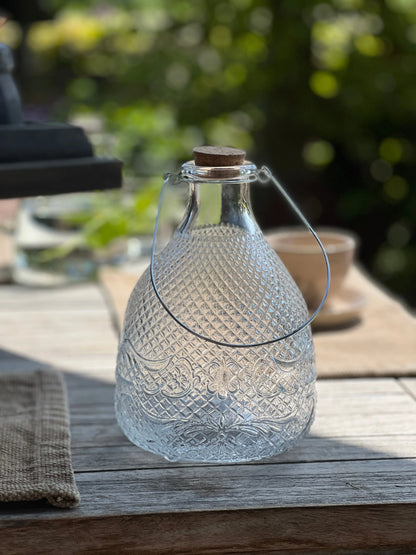 Wasp pot processed glass