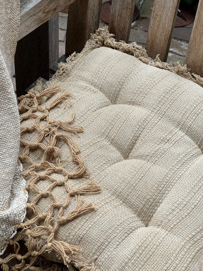 Mattress cushion natural/beige
