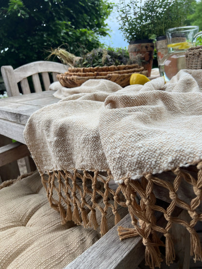Mattress cushion natural/beige