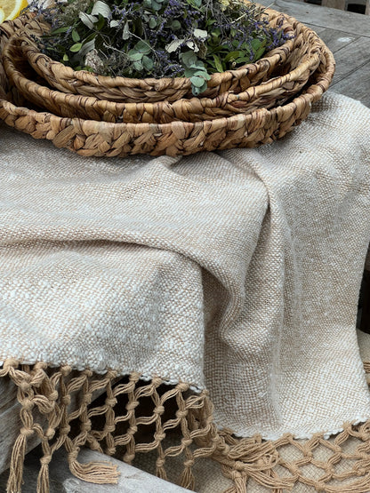 Mattress cushion natural/beige