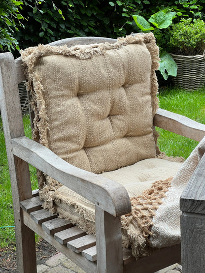 Mattress cushion natural/beige
