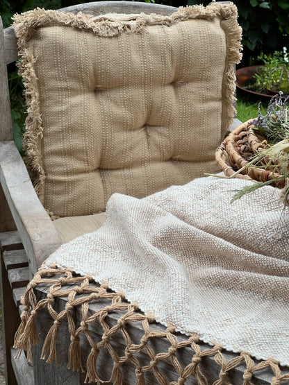 Mattress cushion natural/beige