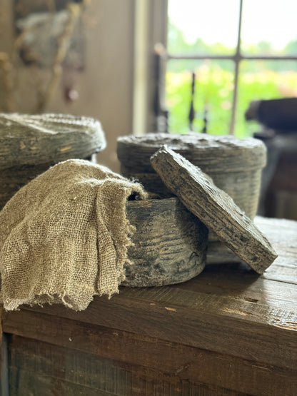 Rattan Clay Baskets - Set of 3 - Be Uniq