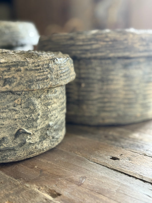 Rattan Clay Baskets - Set of 3 - Be Uniq