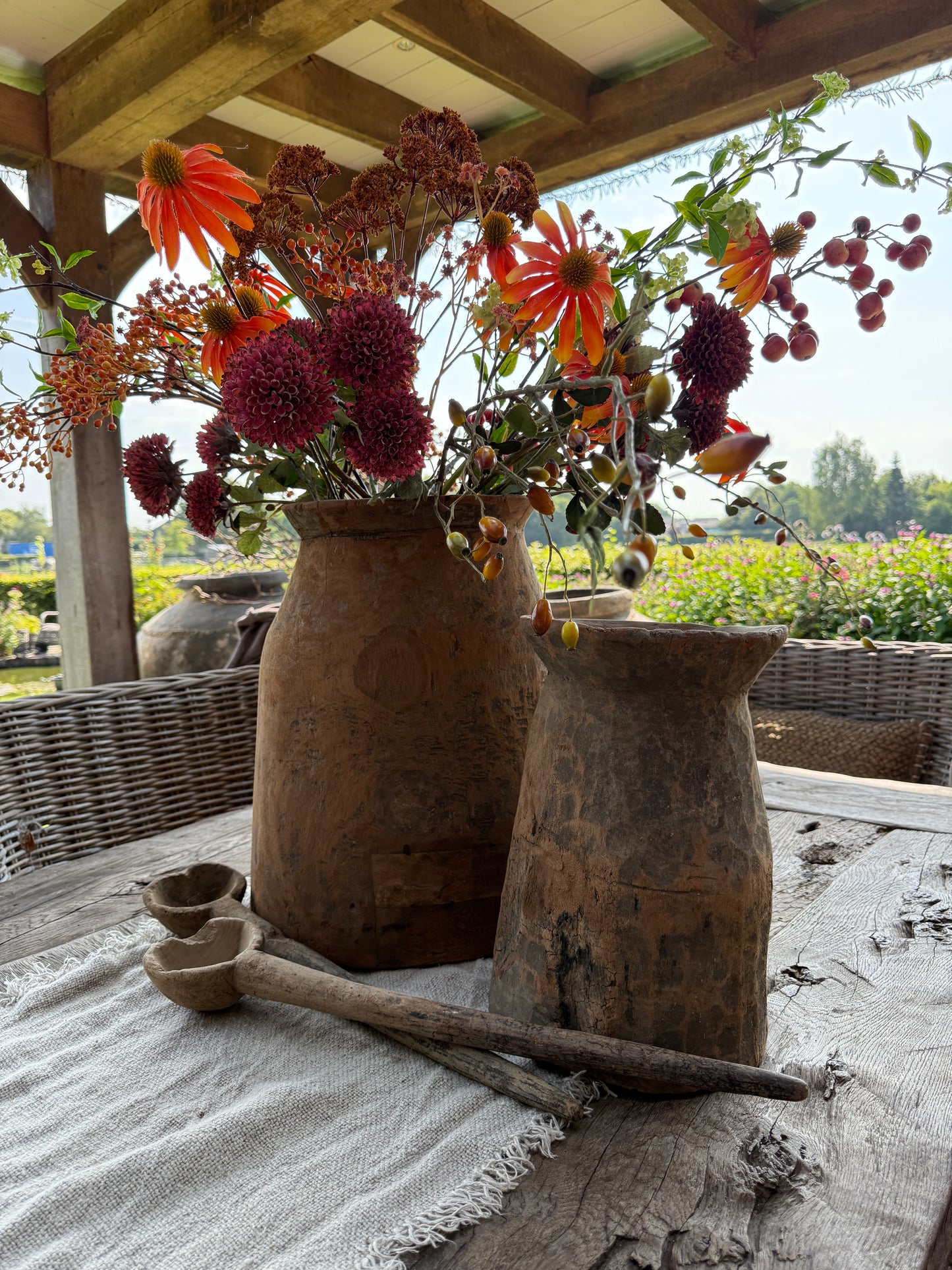 Nepalese Pot – left in the picture